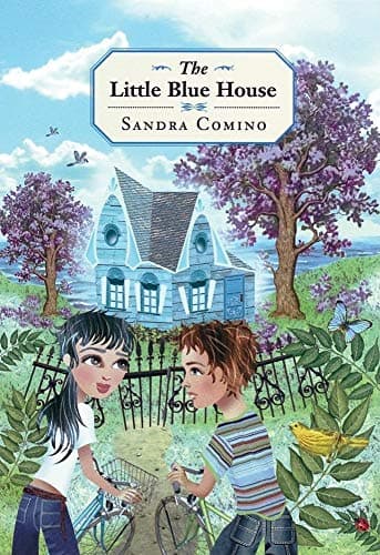 The Little Blue House book cover by Phoebe Wahl