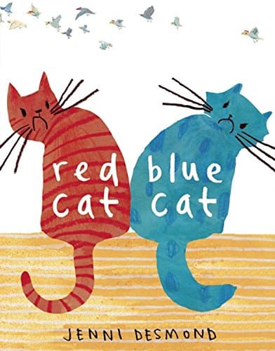 Red Cat, Blue Cat book cover by Jenni Desmond