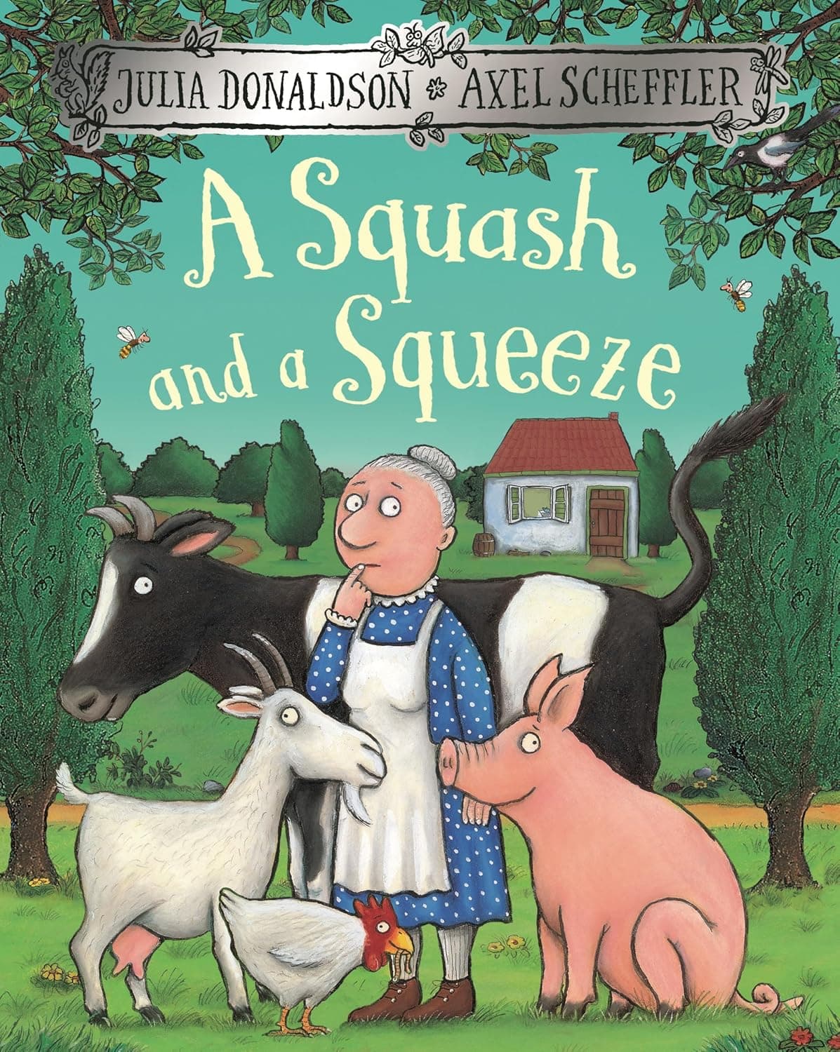 A Squash and a Squeeze book cover by Julia Donaldson