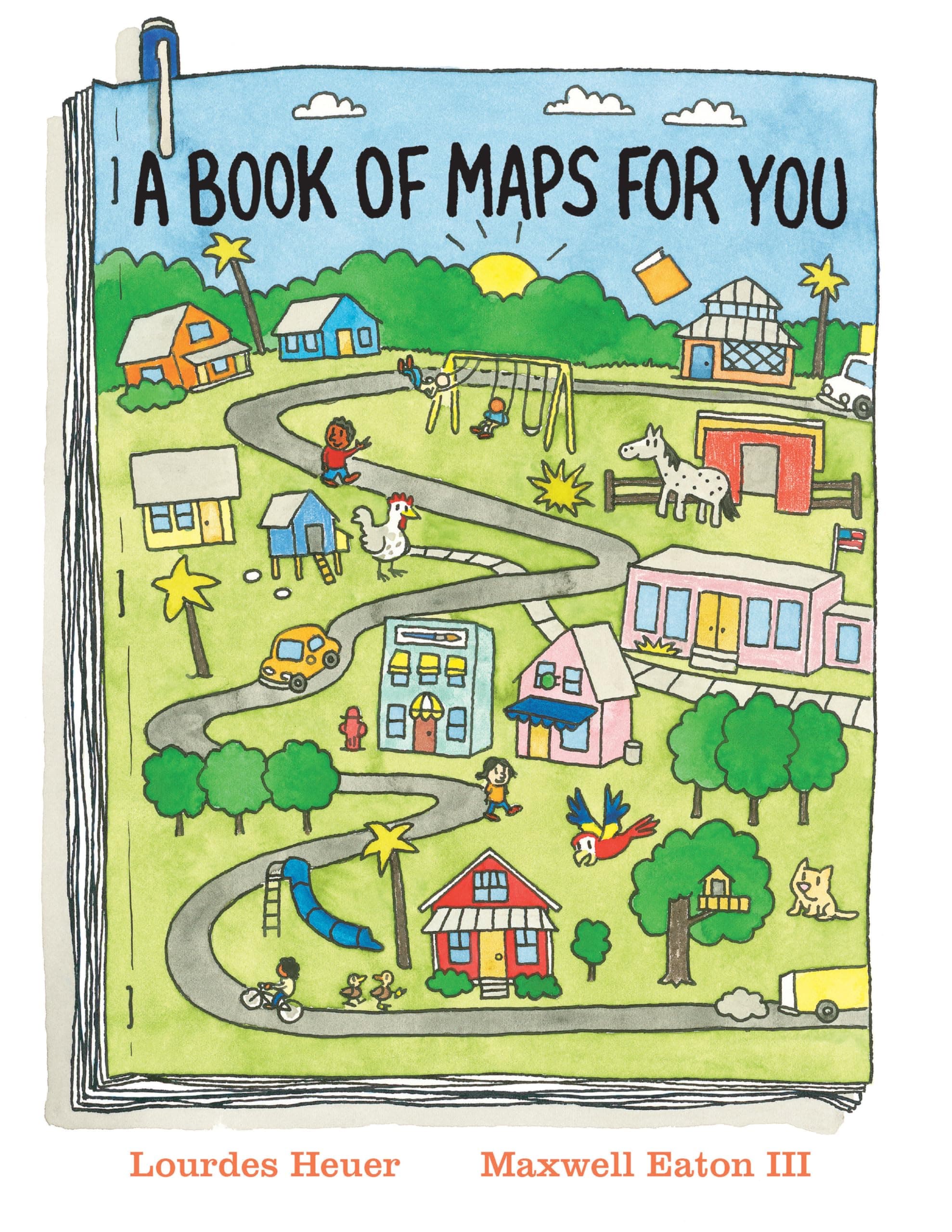 A Book of Maps for You book cover by Lourdes Heuer